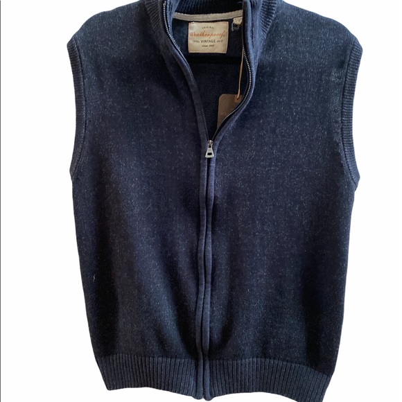 Weatherproof | Vintage Cotton Knit Vest Size M NEW - Picture 3 of 7